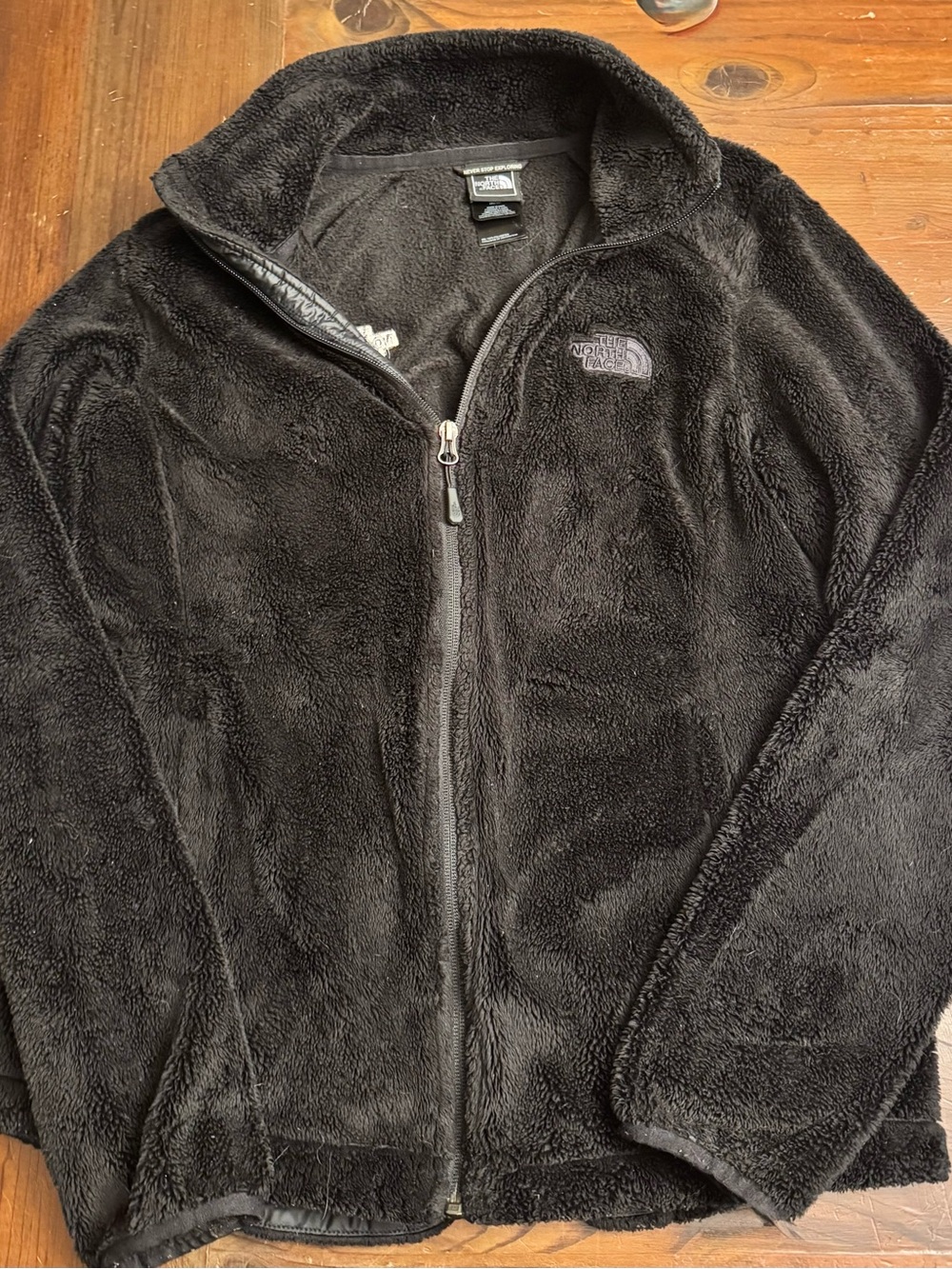 The North Face Black Fleece Zip-Up Jacket